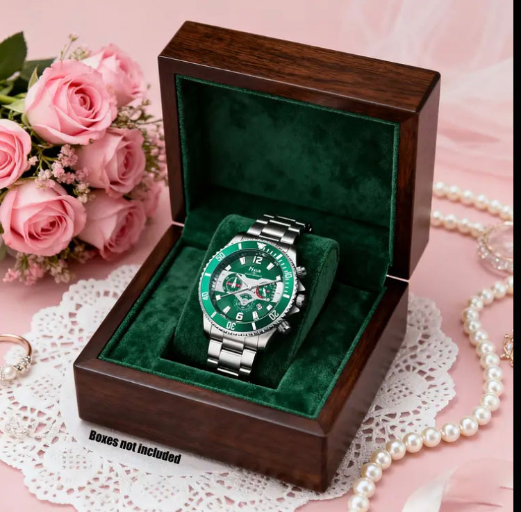 Stylish Business Luxury Men'S Quartz Watch with Exquisite Round Dial Design, Perfect for Casual Attire Formal Occasions