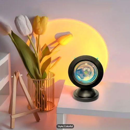 16 Colors USB LED Sunset Projector with Remote Control