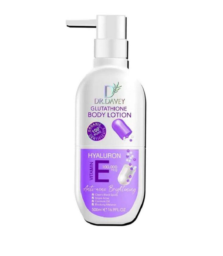 Dr Davey Glutathione Brightening & Anti-Acne Body Lotion - 500 ml
