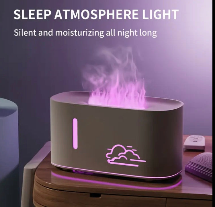Silent Simulation Bedroom Flame Cloud Desktop