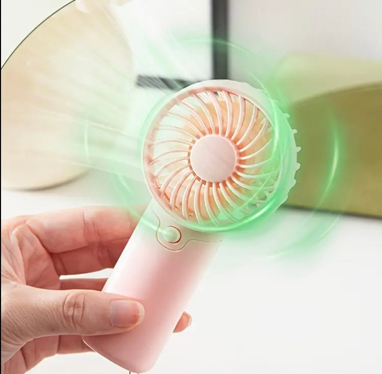 Mini Portable Fan, Battery Powered, Lightweight Handheld Fan for Outdoor and Travel Use