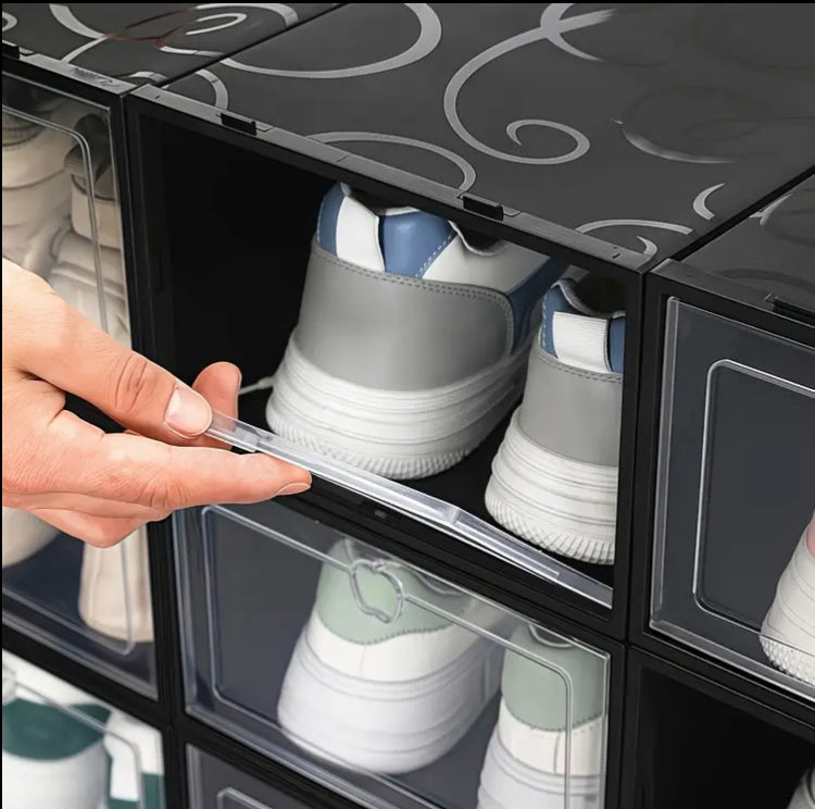 Multi-functional detachable transparent shoe box - Minimalist Storage