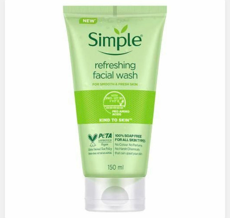 Simple Refreshing Facial Wash - 150 ml