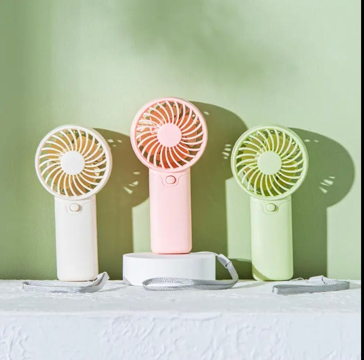 Mini Portable Fan, Battery Powered, Lightweight Handheld Fan for Outdoor and Travel Use