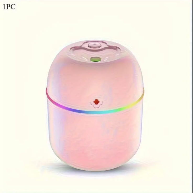 1 USB-C Home Aromatherapy Humidifier, 7-Color Light for Room
