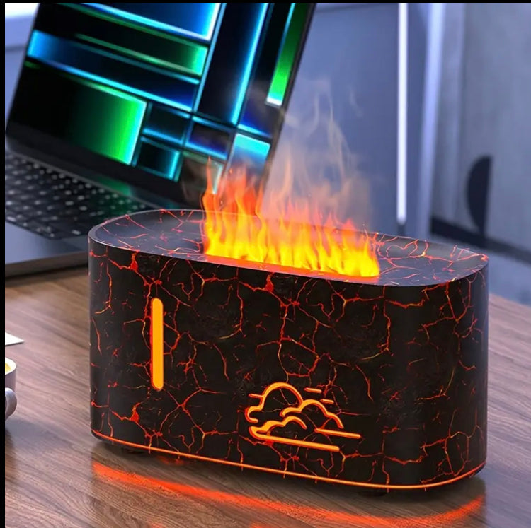 Silent Simulation Bedroom Flame Cloud Desktop