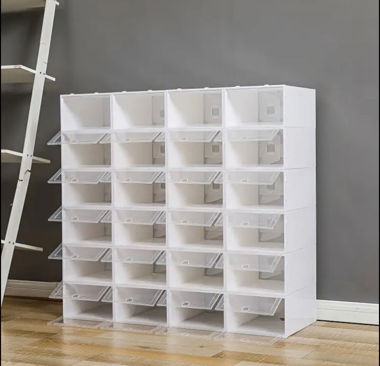 Multi-functional detachable transparent shoe box - Minimalist Storage