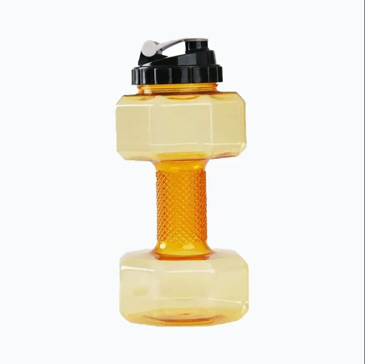 Dumbbell Water Bottle | Outdoor Sports Fitness, Refillable Dumbbell Cup (No Hot Liquids), Large Capacity Gym Tumbler, 2200ml, Back-to-School Gift, Fitness Accessory, Gym Essentials