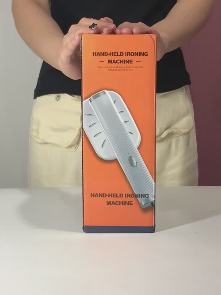 Mini Iron, Lightweight, Rotatable, Foldable, Powerful Vertical Steam for Wrinkle Release - Ideal for Clothes, Curtains, Home & Office Use, Stylish Metal Design with One-Touch Safety Operation