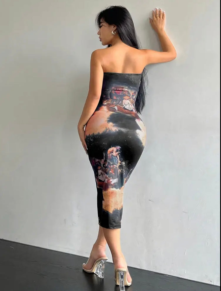 Women'S Sexy One-Shoulder/ Strapless Evening gown - Formal Party Dress, Backless Formal Attire for Galas, Proms, Weddings  - Elegant Evening Party Dress for Women